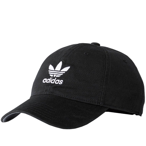 아디다스 오리지널 워시드 릴렉스 볼캡 BH7137 블랙 화이트 남여공용 스트랩백 야구 모자 [Adidas Originals Washed Relaxed Strapback Hat Cap Black/White] 남자 명품 쇼핑몰 예남 YENAM