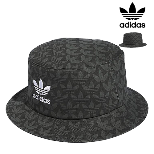 Ƶٽ  ׷ Ŷ       56~59cm    [Adidas Originals TREFOIL MONOGRAM BUCKET HAT]  ǰ θ  YENAM