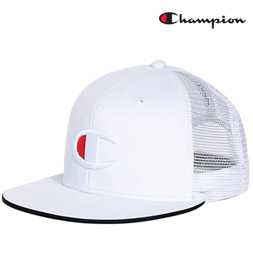 챔피온 라이프 클래식 매쉬캡 스냅백 화이트 H0541-WHT  모자 [CHAMPION  Snapback Cap] 남자 명품 쇼핑몰 예남 YENAM
