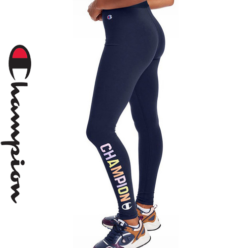 èǿ  뽺  POP 䰡 䰡 M5073G 550755 ̺   Ƿ  [Champion WOMEN'S Authentic Leggings, Pop Color Logo]  ǰ θ  YENAM