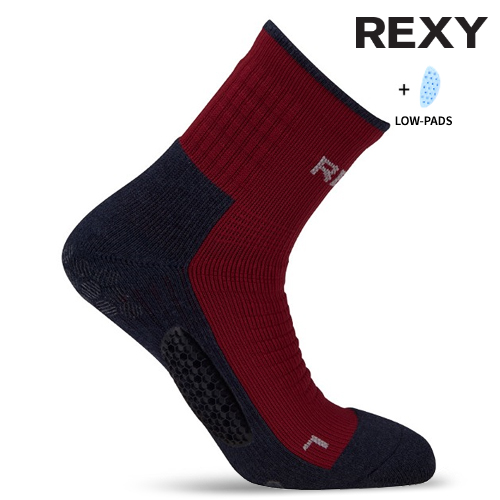   ߸ ׷彽 Ŵ ̵ 轺  O8MT-03 26(M) ũ  縻   ౸   轺 ʵ  ǰ [REXY GRAND-SLAM BALANCE MID Socks / Dark Red]  ǰ θ  YENAM